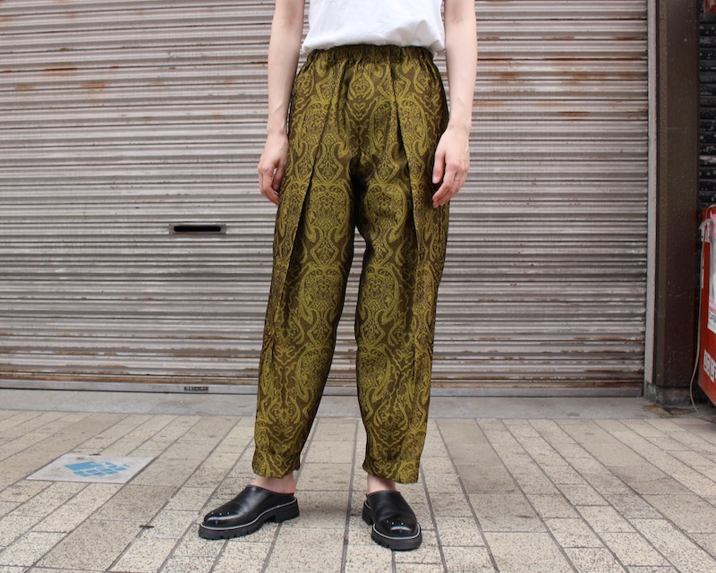 TOGA VIRILIS JACQUARD EASY PANTS - スラックス