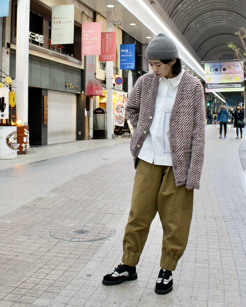 FRANK LEDER “RED WOOL CARDIGAN” « pain