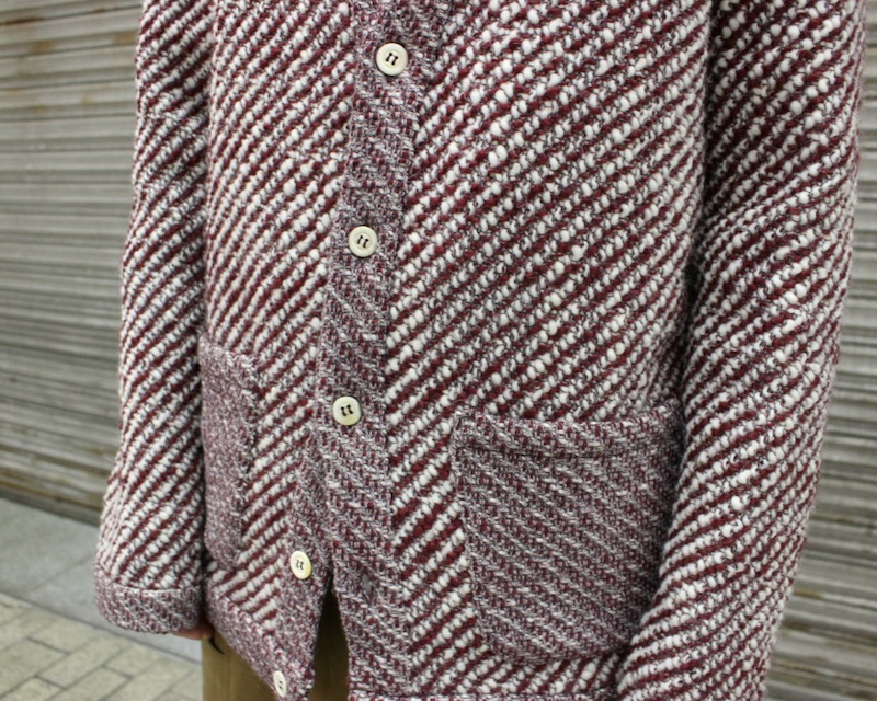 FRANK LEDER “RED WOOL CARDIGAN” « pain