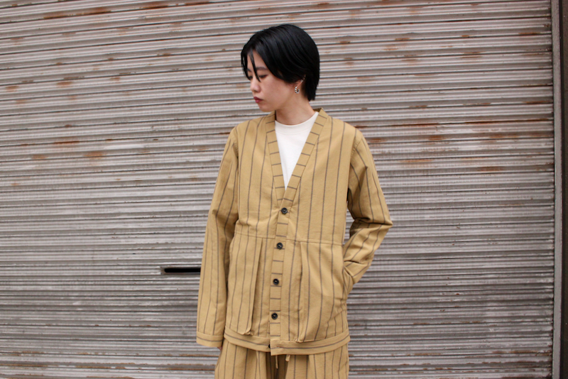 FRANK LEDER：STRIPED COTTON SET UP « pain