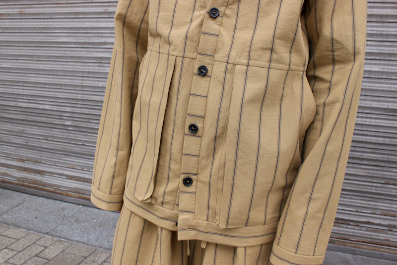 FRANK LEDER：STRIPED COTTON SET UP « pain