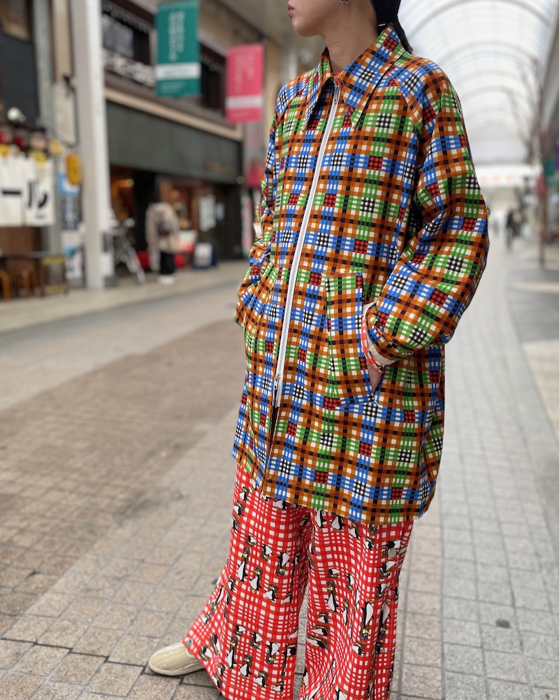 総丈約105wataru tominaga 23ss snap wide pants