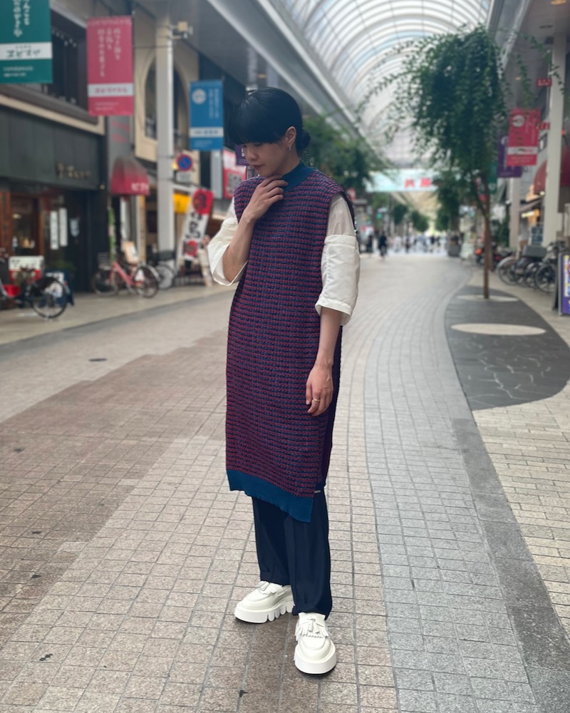 TOGA PULLA : Wide rib knit dress « pain