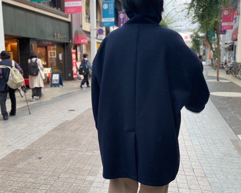 RYU KAGA : Oversized pea coat « pain